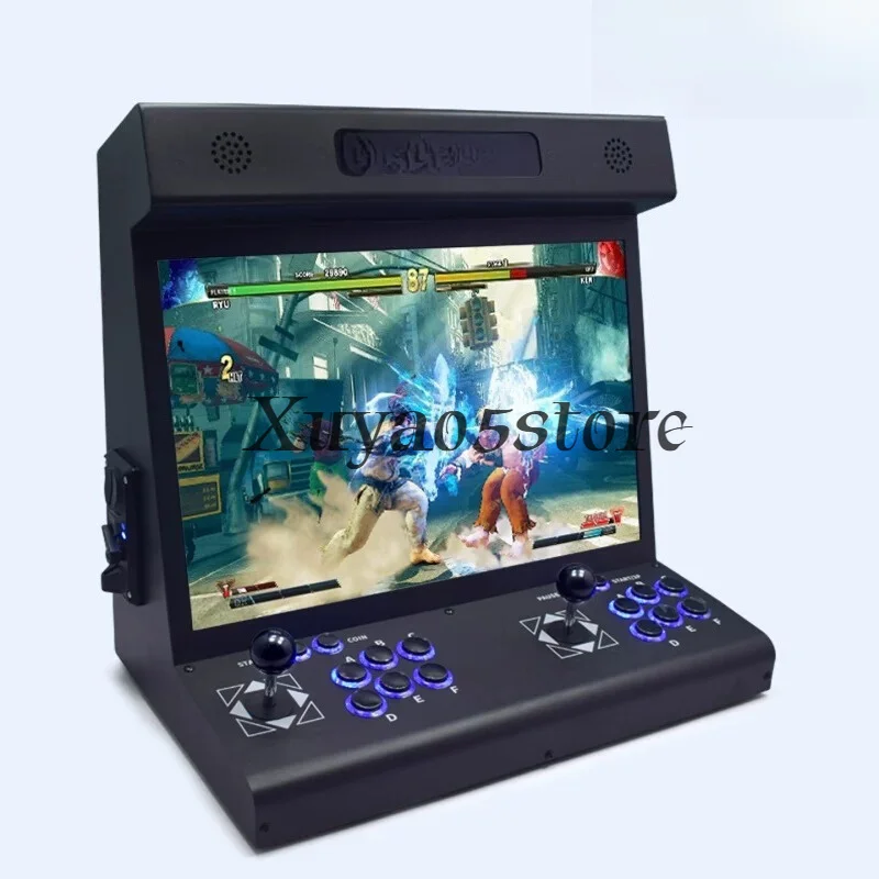 Gaming Console In - เครื่องเล่นเกมอาร์เคดแบบออลอินวัน จอยสติ๊กคู่ ช่องใส่เหรียญ คอนโซลเกมย้อนยุค