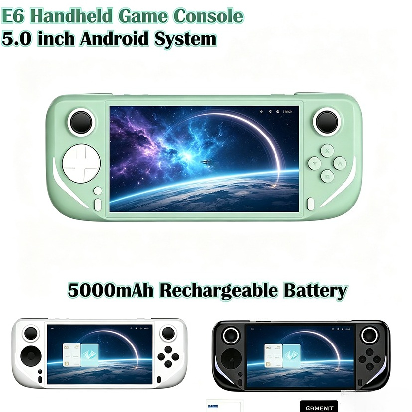 Gaming Console Under 5000 - เครื่องเล่นเกมพกพา E6 หน้าจอ 5.0 นิ้ว ระบบ