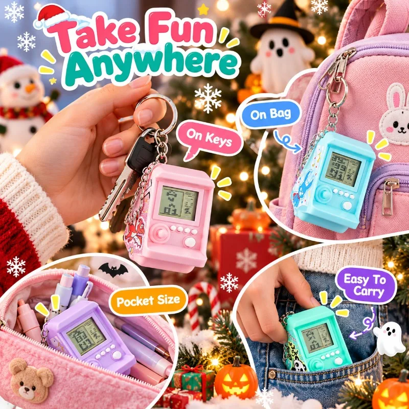 อุปกรณ์เกมอาร์เคดอิเล็กทรอนิกส - Gaming Console Keychain บทวิจารณ์และราคา